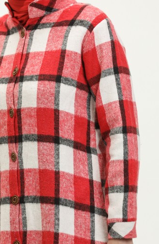 Lumberjack Cotton Tunic 1992-01 Red white 1992-01