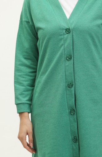 Buttoned Tracksuit 3051-09 Green 3051-09