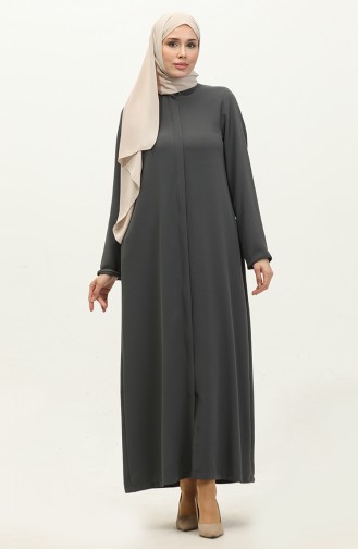 Abaya Abaya Wabenstoff 6868-02 Grau 6868-02