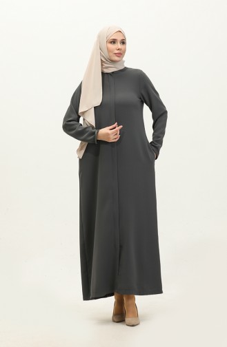 Abaya Abaya Wabenstoff 6868-02 Grau 6868-02