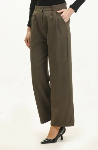Pantalon Classique Avec Poches 3201-04 Khaki 3201-04