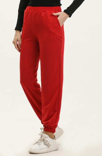 Pocket Sweatpants 0273-02 Claret Red 0273-02