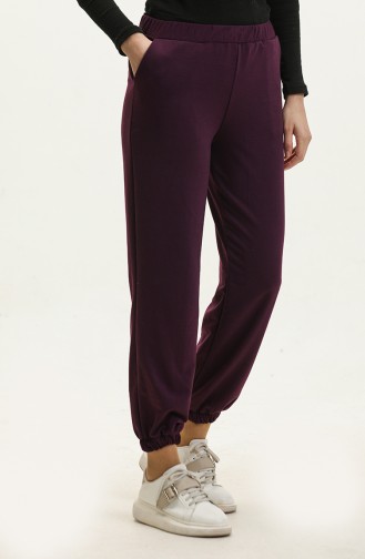 Pantalon De Jogging Avec Poches 0273-04 Pourpre 0273-04