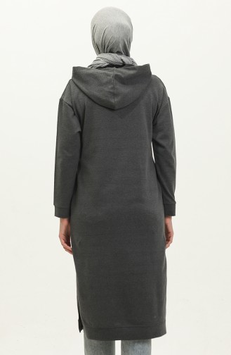 Hooded Sports Tunic 3007-30 Anthracite 3007-30