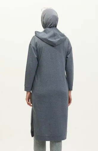 Sporttunika Mit Kapuze 3007-34 Hellmarineblau 3007-34