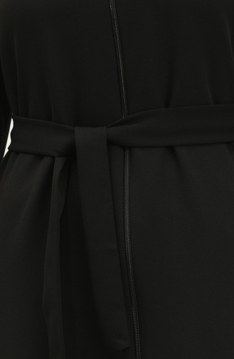 Abaya Met Ritssluiting 1892-01 Zwart 1892-01