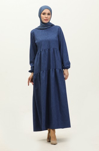 Robe Froncee 1993-02 Bleu Marine 1993-02