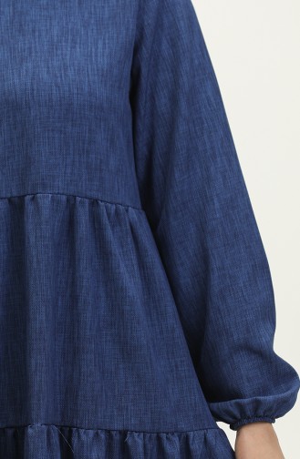 Robe Froncee 1993-02 Bleu Marine 1993-02
