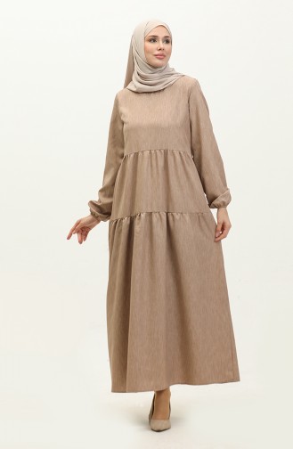 Shirred Dress 1993-05 Mink 1993-05