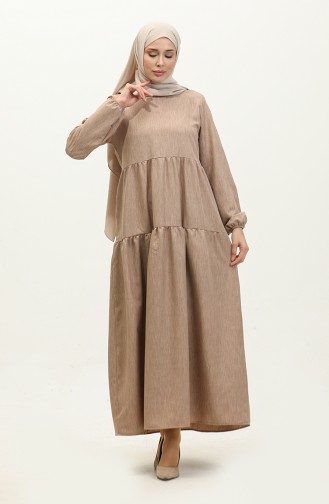 Shirred Dress 1993-05 Mink 1993-05
