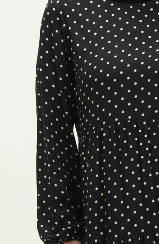 Polka Dot Kleid 1997-01 Schwarz Und Weiß 1997-01