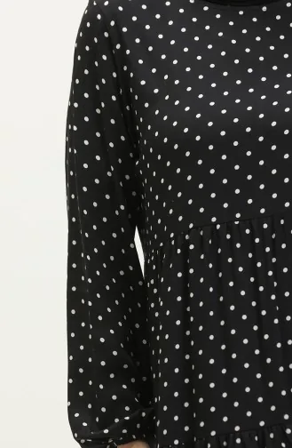 Polka Dot Kleid 1997-01 Schwarz Und Weiß 1997-01