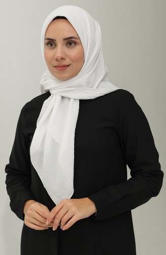 إيشارب سادة  90162-15 أبيض 90162-15