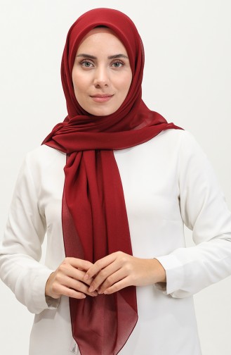 Plainhanky Plain Scarf 1315pln-25 Dark Claret Red 1315PLN-25