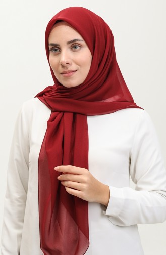 Plainhanky Plain Scarf 1315pln-25 Dark Claret Red 1315PLN-25