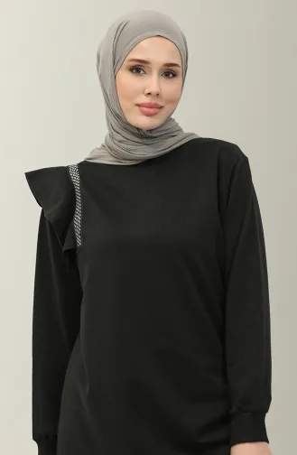 طقم رياضي ثنائي 23022-01 أسود 23022-01