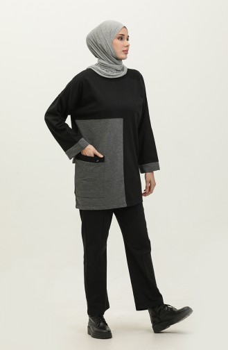 Ensemble Survêtement Double 23035-01 Noir Anthracite 23035-01