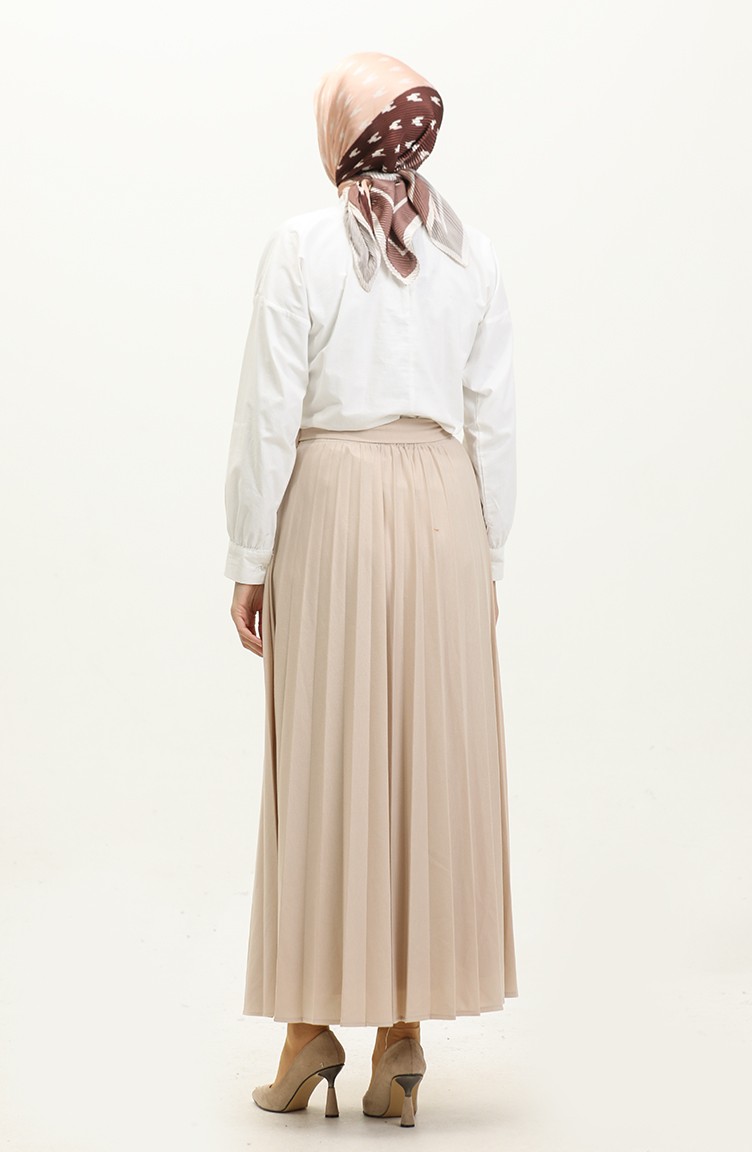 Pleated maxi skirt hijab hotsell