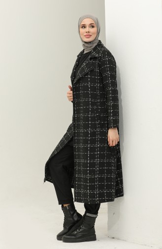 Tweed Cape Met Riem 5507-04 Zwart 5507-04