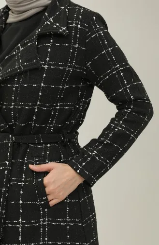 سترة تويت بحزام 5507-04 أسود  5507-04