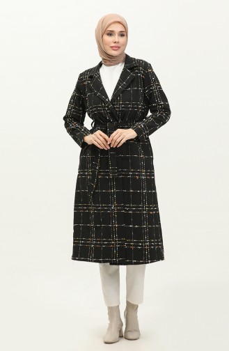 Tweed Pet Met Riem 0176-05 Zwarte Mosterd 0176-05