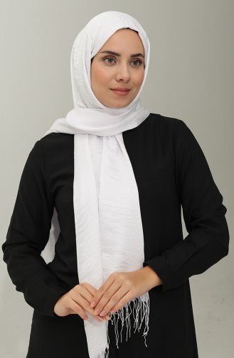 شال سهرة لامع 2006-25 أبيض 2006-25