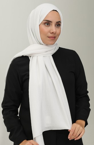 Bürümcük Shawl 90161-10 White 90161-10