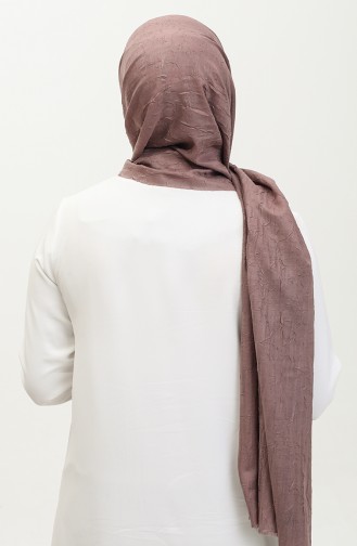Madame Mary Bamboo Crinkled Shawl 19083-14 Dark Mink 19083-14