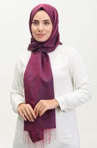 Tassel Taffeta Shawl 1267-03 Fuchsia 1267-03