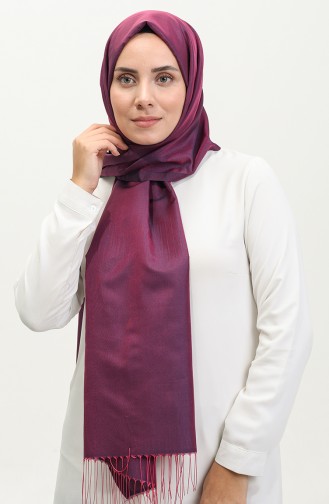 Tassel Taffeta Shawl 1267-03 Fuchsia 1267-03