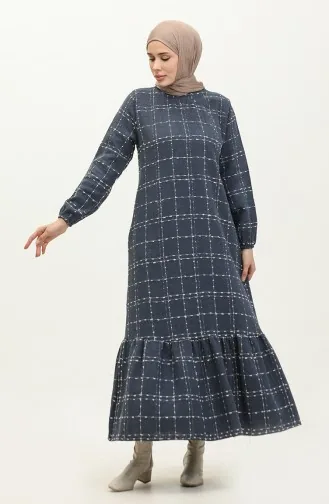 Chanel Kuşaklı Elbise 0272D-06 Füme