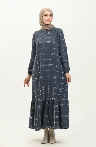 Chanel Kuşaklı Elbise 0272D-06 Füme