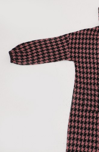 Cap Met Ritssluiting En Pied-de-poule-motief 0178D-05 Poeder 0178D-05