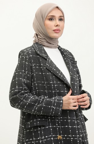 Tweed Coat 71209-01 Black 71209-01