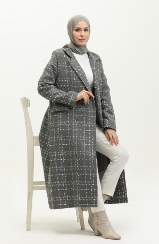 Tweed Coat 71209-04 Light Gray 71209-04