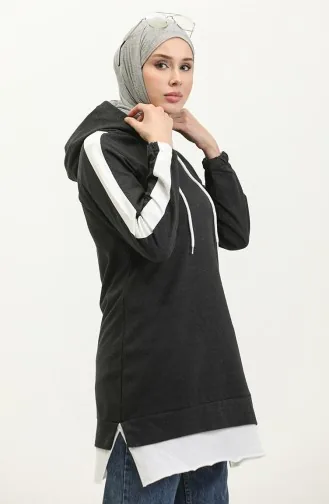 Two Thread Hooded Sweatshirt 23031-01 Anthracite 23031-01