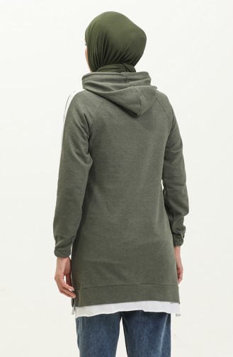 Two Thread Kapuzenpullover 23031-04 Khaki 23031-04