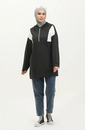 Two Thread Hooded Sweatshirt 23033-02 Anthracite 23033-02