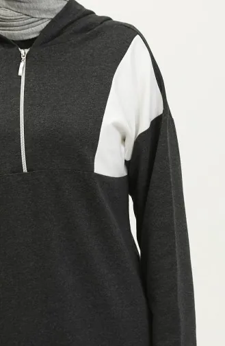 Two Thread Hooded Sweatshirt 23033-02 Anthracite 23033-02