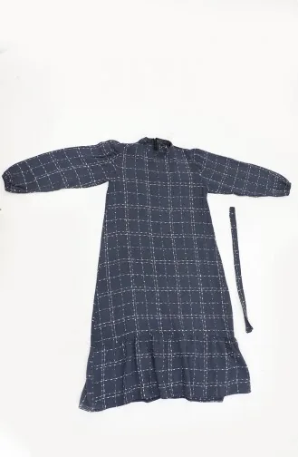 Chanel Kuşaklı Elbise 0272D-06 Füme