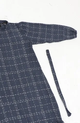 Chanel Kuşaklı Elbise 0272D-06 Füme