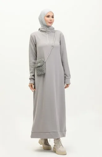 Robe De Sport A Col Roulé 0282-05 Gris 0282-05
