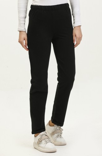 Elastic waist Sweatpants 23040-01 Black 23040-01