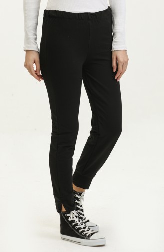 Joggingbroek Met Elastische Taille 23045-01 Zwart 23045-01