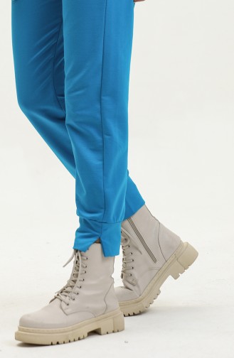 Pantalon De Jogging Taille Elastique 23045-03 Bleu Clair 23045-03