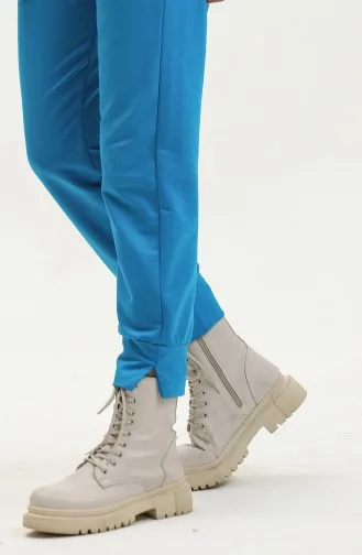 Jogginghose Mit Elastischem Bund 23045-03 Hellblau 23045-03