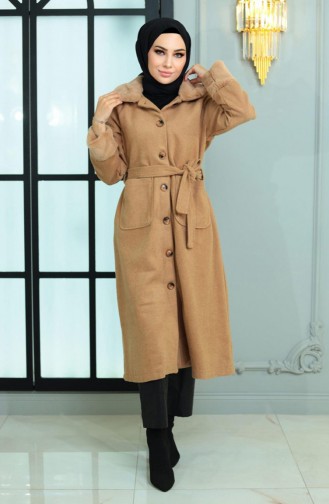 Fur Detailed Kachet Coat Mink 19175 15018