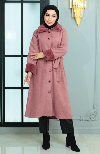 Bontgedetailleerde Kachet-jas Dusty Rose 19175 15020