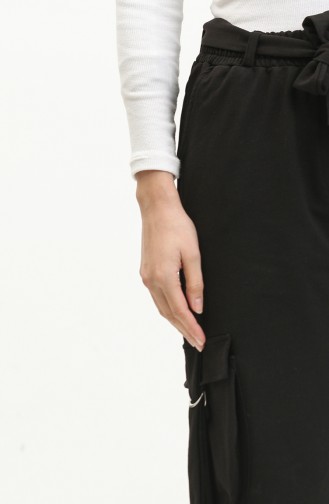 Cargozakbroek Voor Dames Met Riem 1403-03 Zwart 1403-03