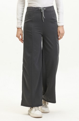 Pantalon Large Femme Bleu 6502-02 Fumé 6502-02